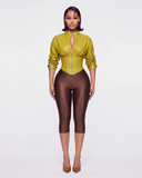 Madisyn Top - Chartreuse