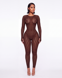 Avery Jumpsuit - Brown