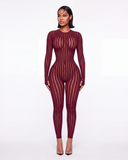 Avery Jumpsuit - Burgundy