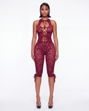 Giana Set - Burgundy