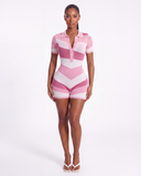 Talia Romper - Pink
