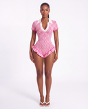 Anica Romper - Pink