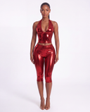 Mina Metallic Set - Red