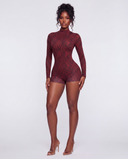Fiora Romper - Red