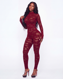 Camila Jumpsuit - Burgundy