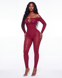 Sevyn Jumpsuit- Burgundy