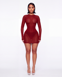 Blair Dress - Burgundy